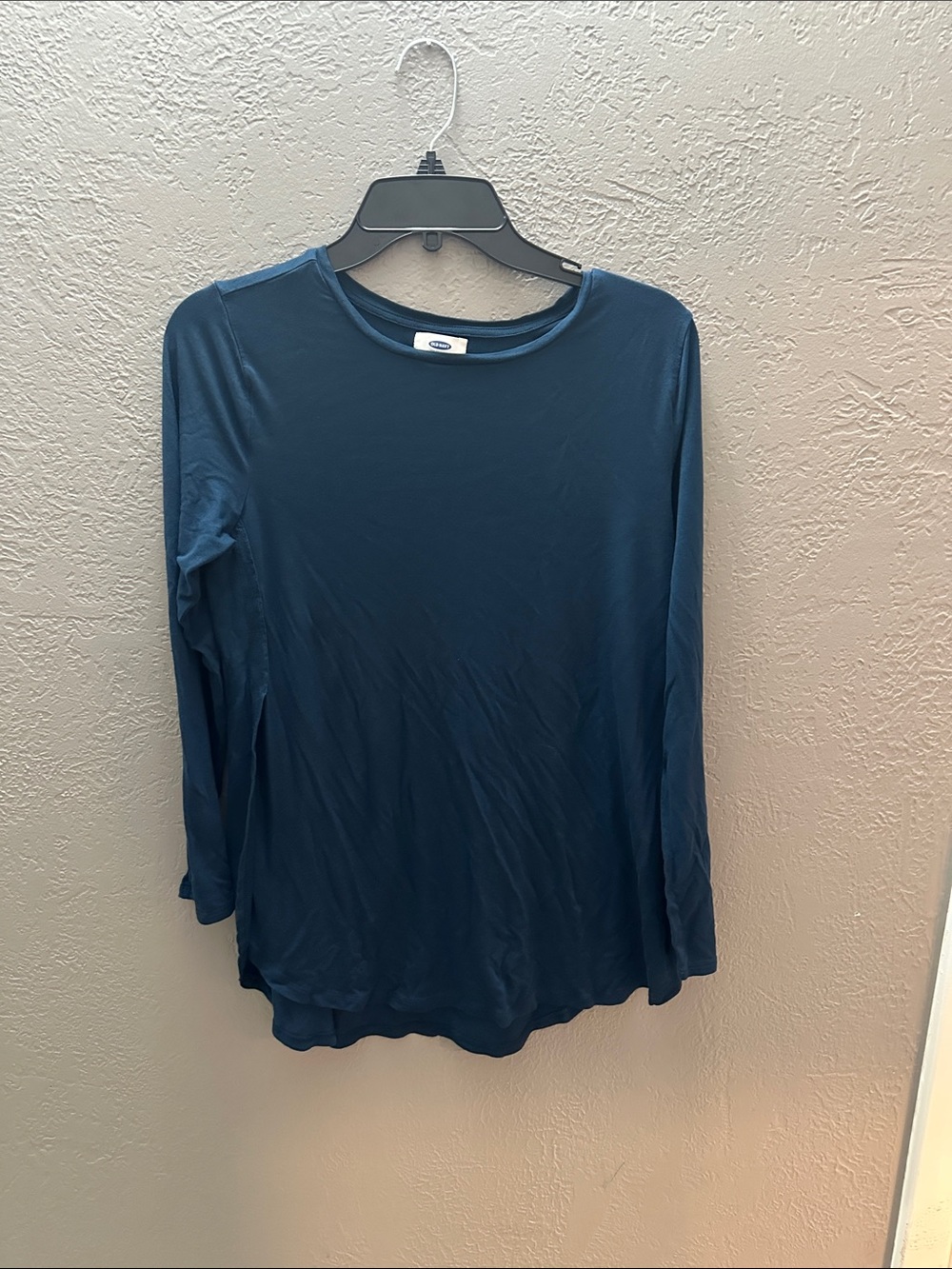 Old Navy Long Sleeve Crewneck Top - Navy Blue